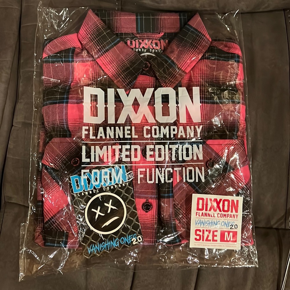 Dixxon's "Vanishing Ones 2.0" flannel ~ Size Medium
